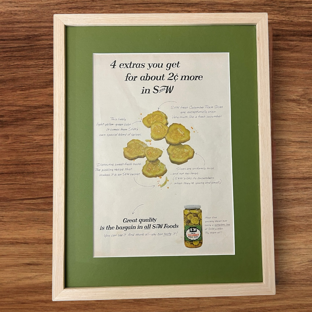 1960's S&W Pickle Advertisement