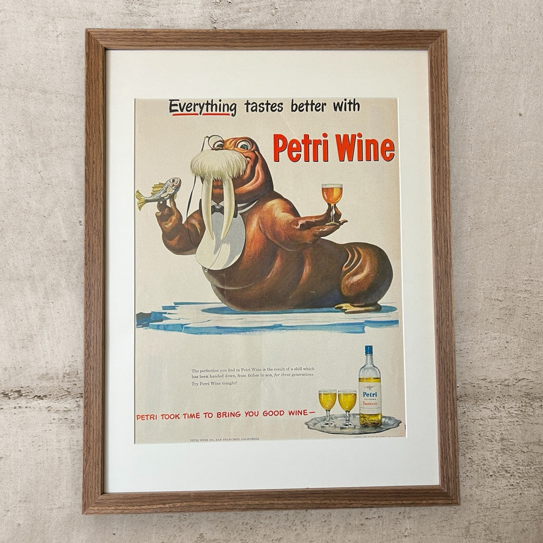 1948 Petri Wine Advertisement